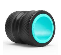 FitBeast Back Roller - Deep Tissue Massage Wheel, Yoga Wheel & Back Stretcher for Pain Relief (6'', Blue)
