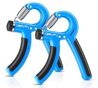 FitBeast Grip Strength Trainer 2 Pack - Adjustable Hand Grip Strengthener for Strength Training & Rehabilitation, 5-60 kg Resistance Forearm Strengthener, Ideal for Athletes, Rehab, Office