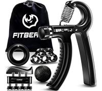 FitBeast Grip Strengthener Forearm Strengthener Hand Grips Strengthener Kit - 5 Pack Adjustable Resistance