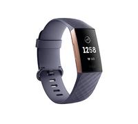 Fitbit Charge 3 Fitness Activity Tracker, Rose Gold/Blue Grey, One Size (S and L Bands Included)