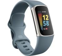 Fitbit Charge 5 Activity Fitness + Health Tracker Stainless Steel New Blue