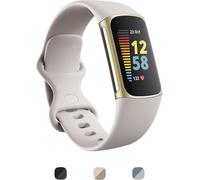 Fitbit Charge 5 Activity Tracker with 6-months Premium Membership Lunar White