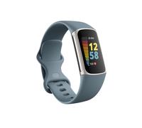 Fitbit Charge 5 AMOLED Wristband activity tracker Blue, Stainless steel