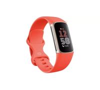 Fitbit Charge 6 Fitness Tracker - Silicone Strap -Coral (Bluetooth,GPS,Activity)