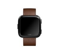 Fitbit Cognac Large Hand-crafted High-quality Horween Leather Band, Buckle Clasp