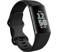 Fitbit Google Charge 6 Activity Tracker Includes a 6 Month Premium Membership, 7 Days Battery Life, Google Wallet and Google Maps, Obsidian/Aluminium Black