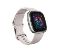 Fitbit Sense 2 Platinum Aluminium with Lunar White Band Bluetooth Smartwatch