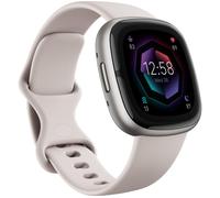 FITBIT Sense 2 Smart Watch - Lunar White & Platinum, White,Silver/Grey