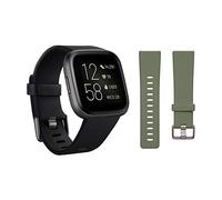 Fitbit Versa 2 Smart Watch Set with Small and Large Bracelets - Petal