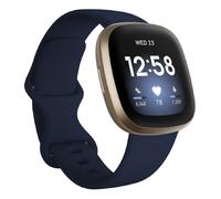 FitBit Versa 3 Health and Fitness Smartwatch - Blue / Soft Gold Aluminium