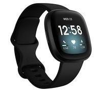 Fitbit Versa 3 Health & Fitness Smartwatch with GPS, 24/7 Heart Rate, Voice Assistant & up to 6+ Days Battery, Black / Black