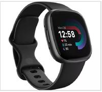 Fitbit Versa 4 Fitness Smartwatch - Built-In Gps, 6-Day Battery Life, Android &Amp; Ios Compatible - Waterfall Blue/Platinum Aluminium Black