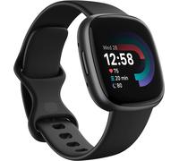 Fitbit Versa 4 Black Graphite Smart Watch GPS Health Fitness Tracker S/L Bands