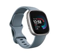 Fitbit Versa 4 Fitness Smartwatch - Built-In Gps, 6-Day Battery Life, Android &Amp; Ios Compatible - Waterfall Blue/Platinum Aluminium Blue