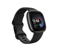 Fitbit Versa 4 Graphite Aluminium with Black Band Bluetooth Smartwatch FB523BKBK