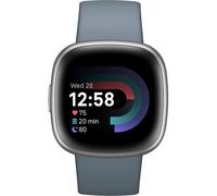 Fitbit Versa 4 Smart Watch - Waterfall Blue/Platinum
