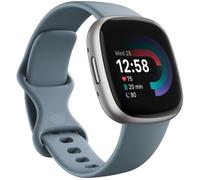 Fitbit Versa 4 Fitness Smartwatch - Built-In Gps, 6-Day Battery Life, Android &Amp; Ios Compatible - Waterfall Blue/Platinum Aluminium Blue