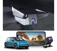 Fitcamx 2K Dashcam Car Front Rear suitable for VW ID.3 2020-2026, Seat Cupra Born, OEM 1440P +1080P Dual Dashcam WiFi, HD Night Vision, Park Monitor, G-Sensor, Loop Recording, with 64GB Card