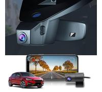 Fitcamx Dashcam Front and Rear 2160P+1080P Suitable for Seat Leon MK3 MK4 2017-2025 (HD2-6113), OEM 4K UHD WiFi, Loop Recording, G-Sensor, WDR, Plug & Play, Black, 128GB