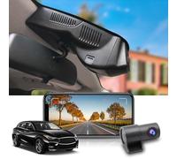 Fitcamx Dashcam Front Rear 2160P+1080P Compatible with Infiniti QX30 2017 2018 2019 (HD2-6030), OEM Dashcam 4K UHD Video WiFi, Loop Recording, G-Sensor, WDR with Battery, Plug & Play, 128GB Card
