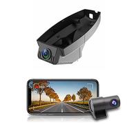 Fitcamx Dashcam Front Rear Compatible with BMW 1 3 5 7 X1 X3 X5 M X6 M3 E Chassis (HD2-6003), E88/E92/E93/E60/61/E65/66/E84/E83/E70/E72/E93, OEM 1440P+1080P Dashcam 2K WiFi, G-Sensor, 64GB