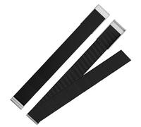 Fitcent Adjustable SuperKnit Bicep Band Compatible with WHOOP 5.0 WHOOP One+Peak/MG LIFE, Soft Nylon Bicep Bands with Stainless Steel U Shape for WHOOP LIFE ECG Whoop 5.0 Bands (Black, One+Peak)