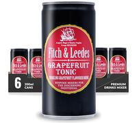 Fitch & Leedes Grapefruit Tonic - 6 x 200ml Mixer for Spirits & London Dry