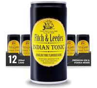 Fitch & Leedes Indian Tonic - 12 x 200ml Mixer for Citrus & Botanical Gins