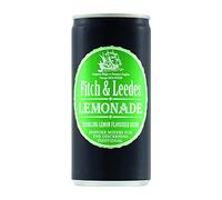 Fitch & Leedes Lemonade Mixer for Spirits & Cocktails (24 x 200ml) - Ideal for Whiskey, Rum, London Dry Gin, Vodka, and Spiced Rum, Adding a Subtle and Sophisticated Lemon Zing