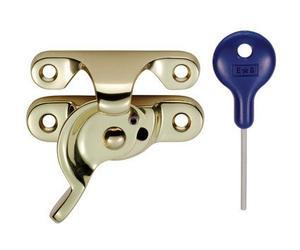 Fitch Pattern Sash Fastener-Window Fittings - Finish - Polished Brass(PB)