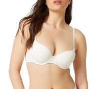 Fitcherries Bra, Push-up Bra for Women, Thin Cup Seamless Wireless Lingerie Supportive for Small Chests (38E(85E),White)