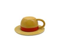 Fitcho Anime Merch Yellow Straw Hat Mug Ceramic Tea Milk Cup Office Coffee Mugs Cup Novelty Creative Collection Gifts for Adults Kids Birthday,Yellow