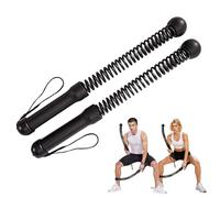 FitDA 2PCS Ropeless Battle Rope for Home Workout, Weighted Cordless Battle Ropes for Exercise, Portable Silent Fitness Training Rope for Men & Women, Full Body Toning, HIIT & Cardio Equipment