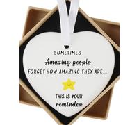 FitDA Thank You Gift for Mom, Ceramic Appreciation Gift with Inspirational Message, for Mom Grandma, Thank You Keepsake Gift for Mother Birthday Thanksgiving