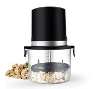 Fitdays Automatic Electric Chicken Shredder |Type-C Fast Charge & 60min Runtime |8"/20CM Visible Shredding Chamber with Brush/Fork |BPA-Free Dishwasher Safe|for Meal Prep/Bodybuilding/Kitchen (Black)