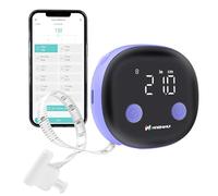 Fitdays Smart Body Tape Measure | Bluetooth Body Fat BMI Tool with LED HD Display & Auto-Retract | Fitness & Weight Loss Tracker for Waist/HIPS/Arms | Fitdays App Sync (Purple)