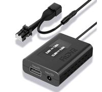 FitDVR Dashcam Power Adapter (10-Pin) Suitable for Nissan Subaru Mazda Infiniti, LED display USB Power, Connect to Auto-dimming Rearview Mirror, 5V 12V Output, Easy to Install, D3-033