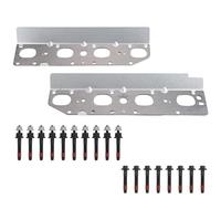 Fitede 5.7 Hemi Exhaust Manifold Gasket Set With Bolts, Studs And Nuts For V8 5.7L Dodge Ram 1500 2500 3500 Jeep Charger Grand Cherokee 2009-2020 (Left + Right)