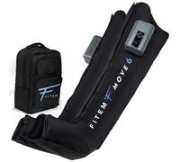 Fitem MOVE 6 Boots, Pressotherapy 6 Rooms Wireless, 6 Massage Modes, Heavy Leg Relief, Sports Recovery, Edema and Lymphedema Reduction (L)