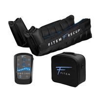 Fitem Rechargeable 8-Chamber Pressotherapy Boots - Massage - Heavy Legs - Physical & Sports Recovery - Silhouette Refinement - 6X Programs
