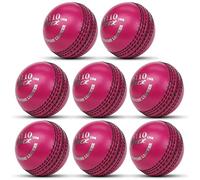 FITEX Cricket Ball Leather Practice Ball 156g Hand Stitched Training Ball for Batting, Bowling & Fielding Practice, Indoor & Outdoor Cricket Ball
