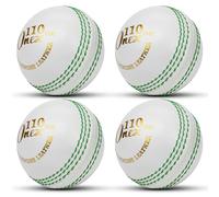 FITEX Leather Cricket Practice Ball, Hand Stitched 156g Training Ball for Cricket Nets, Batting, Bowling & Fielding Drills, Durable Ball for Indoor Outdoor Practice