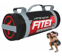 FITEX Power Bag - Workout Sandbag for Functional Training, Boxing, MMA, and Home Fitness - Heavy Duty Build with Comfortable Handles - Ideal for Strength and Endurance Training (Black/Red, 28KG)