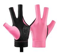 FITFIV Billiard Glove Professional 3 Finger Pool Glove Left Hand Snooker Cue Gloves for Men and Women