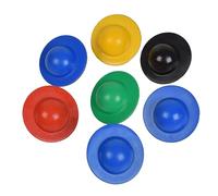 Fitfix Swimming Egg Flips - Pack Of 10 Ps - Abs Material - Teach Correct Breathing Technique Swim Training Tool For Kids And Adults Made In India, Multicolor