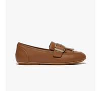 FitFlop ALLEGRO FRINGE BUCKLED Womens Loafers Light Tan - UK 4