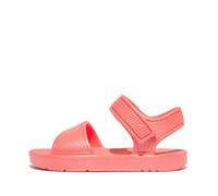 Fitflop Boy's Girl's iQUSHION Kids Toddler Shimmer Ergonomic Sandals, Rosy Coral, 6 UK Child