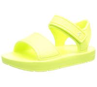 Fitflop Boy's Unisex Iqushion Kids Ergonomic Back Strap Sandal, Electric Yellow, 8 UK Child