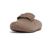 FitFlop Chrissie Ii Haus Bow Felt iQushionTM Slippers Natural
