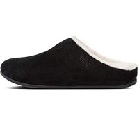 FitFlop CHRISSIE SHEARLING Womens Slip-On Slippers-Black